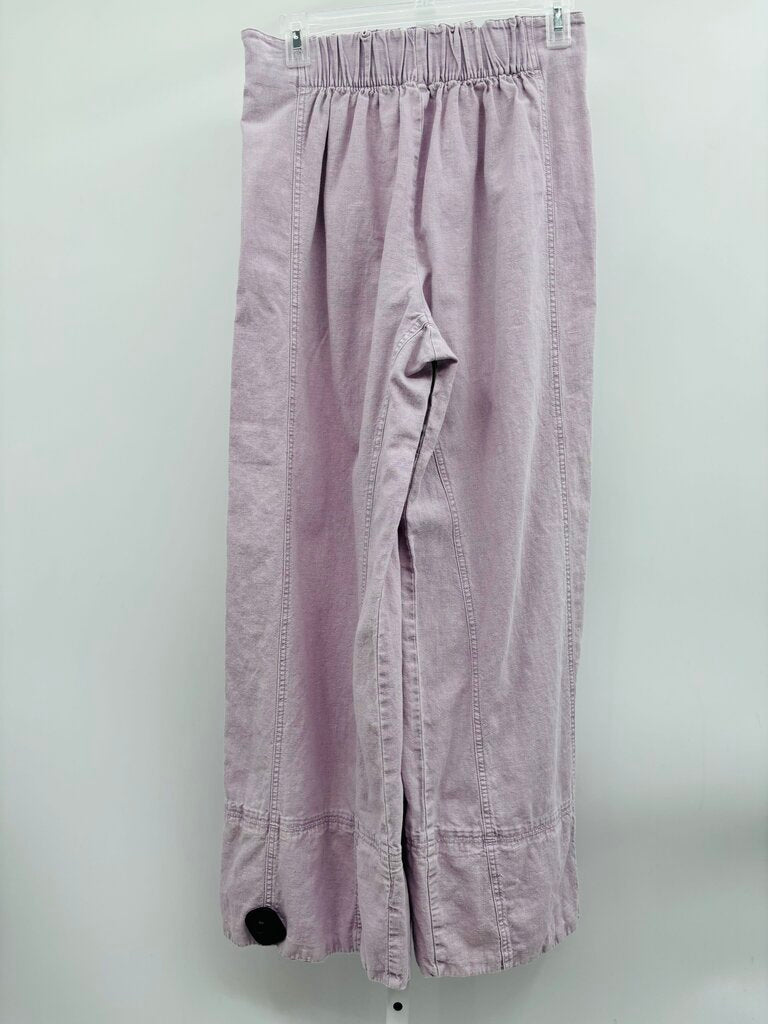 Free People Pants Wide Leg Purple XS