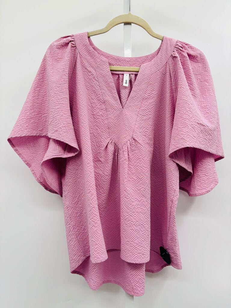 Glam Top Pink S