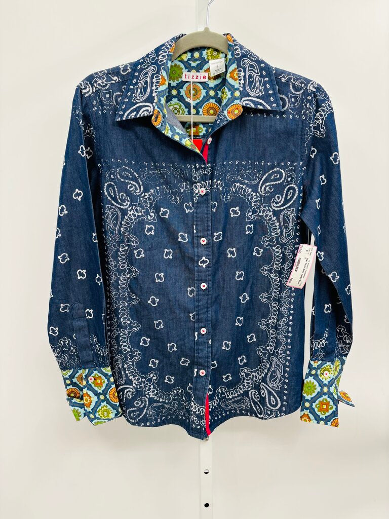 Tizzie Shirt Navy S