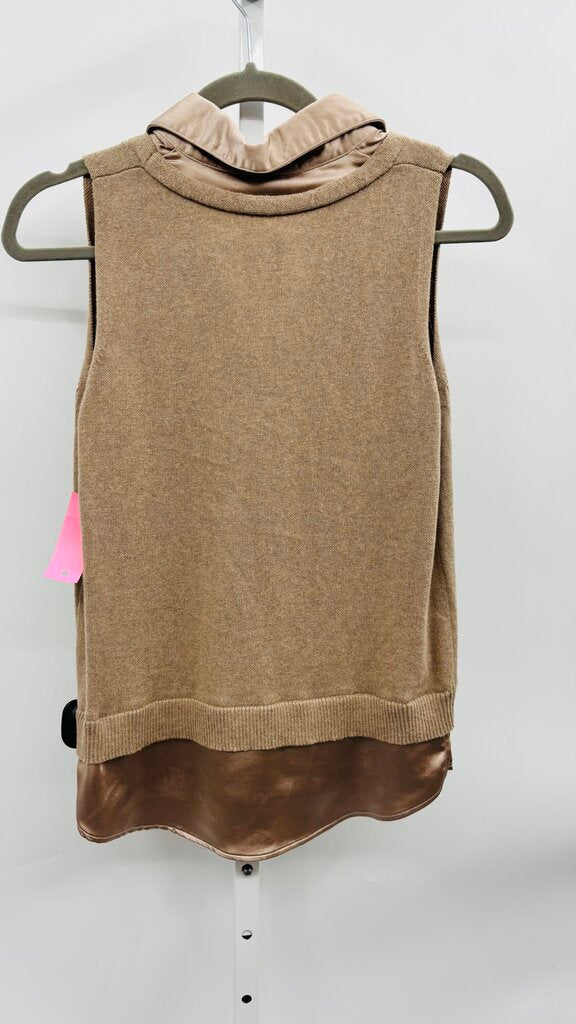 J. Society Sweater Vest Taupe S