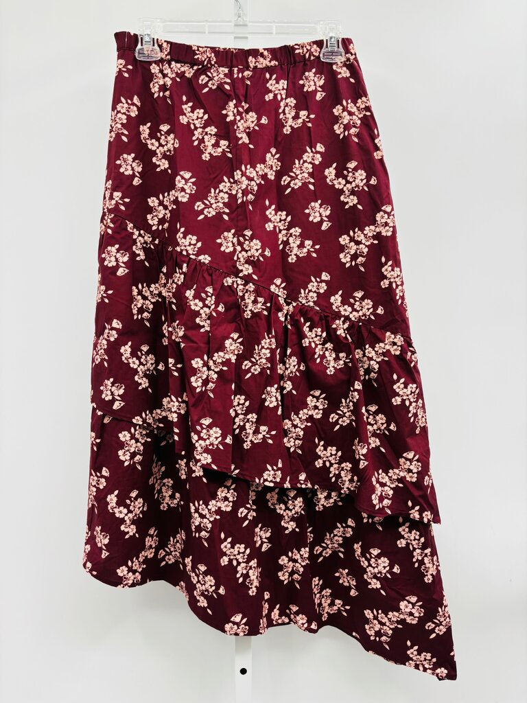 Flora Bea Skirt Maxi Burgundy S