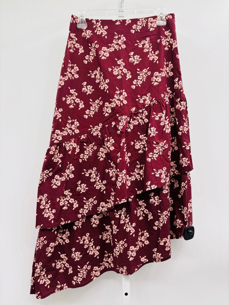 Flora Bea Skirt Maxi Burgundy S