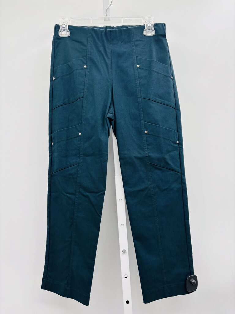 Elliott Lauren Cropped Pants Teal 4