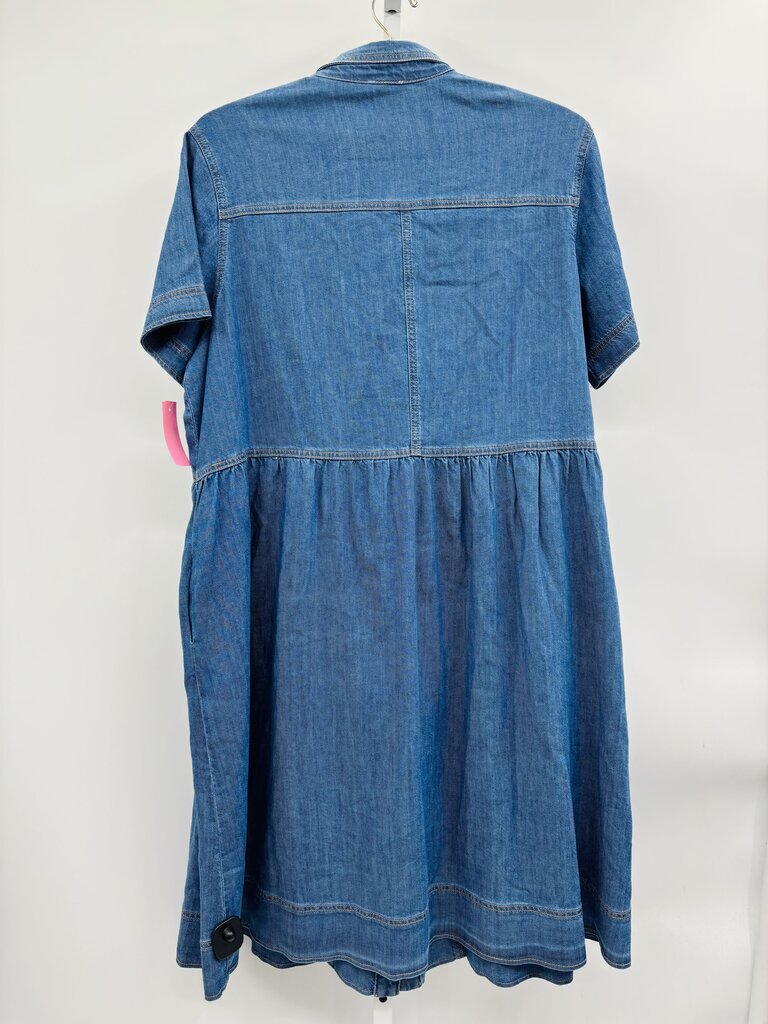 Tribal Dress Plus Denim 1X