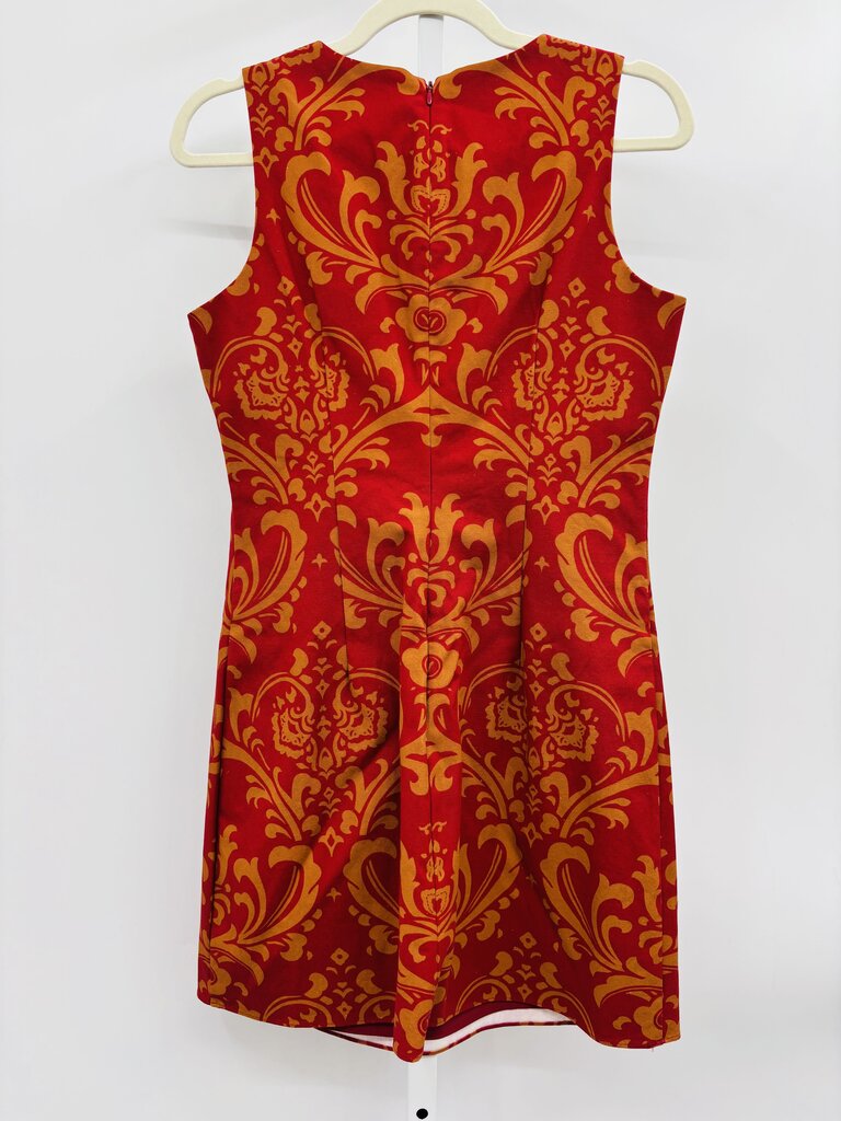 Flora Bea Dress Burgundy S