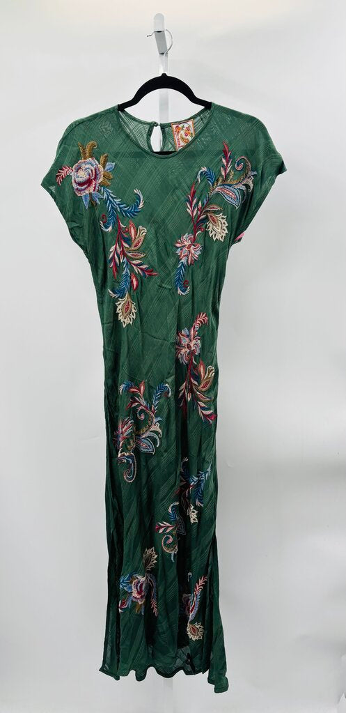 Johnny Was Maxi Dress Green S