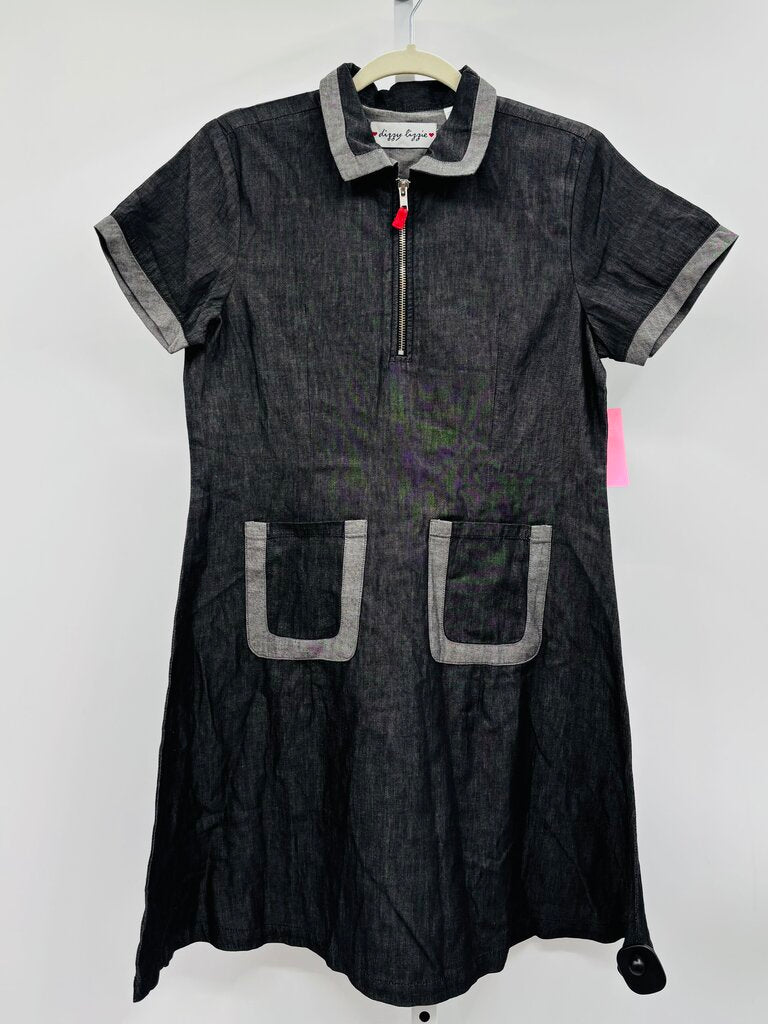 Dizzy Lizzie Dress Black S
