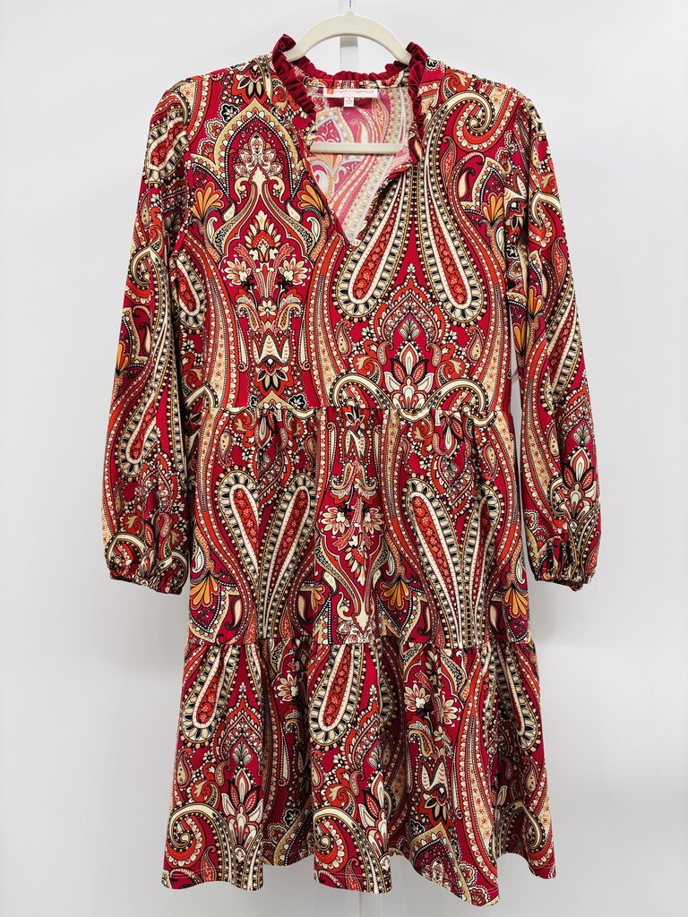 Jude Connally Dress Burgundy S