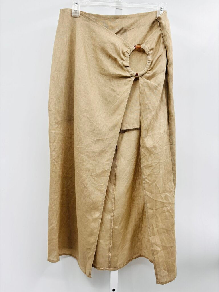Zara Skirt Khaki M