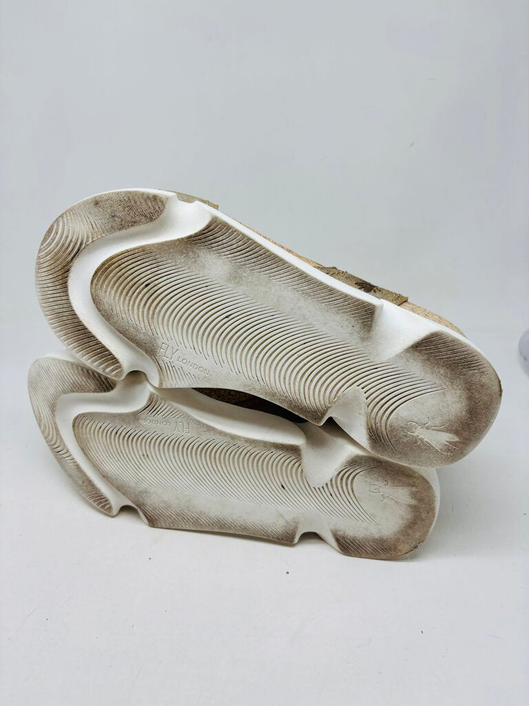 FLY London Wedge Beige 9