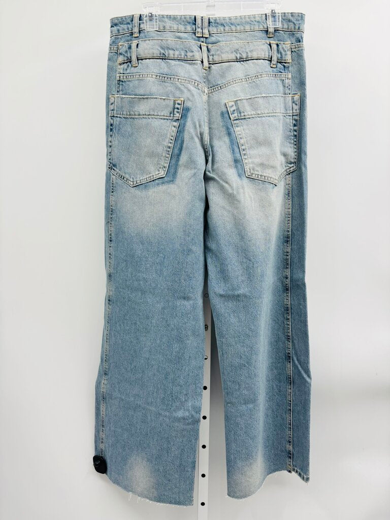 Zara Jeans Wide Leg Denim 10
