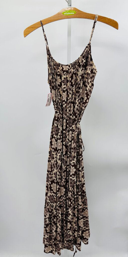 J. Crew Maxi Dress Plus Brown 2X