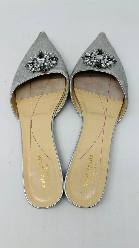 Kate Spade Mules Silver 11