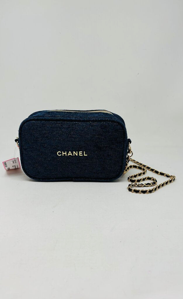 Chanel Cosmetic Bag Navy