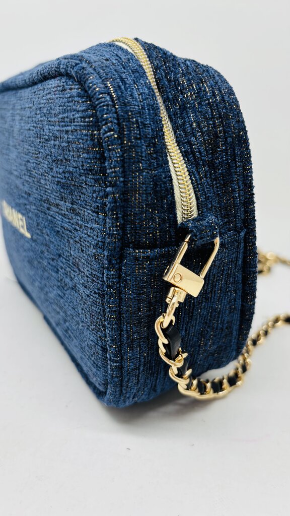 Chanel Cosmetic Bag Navy