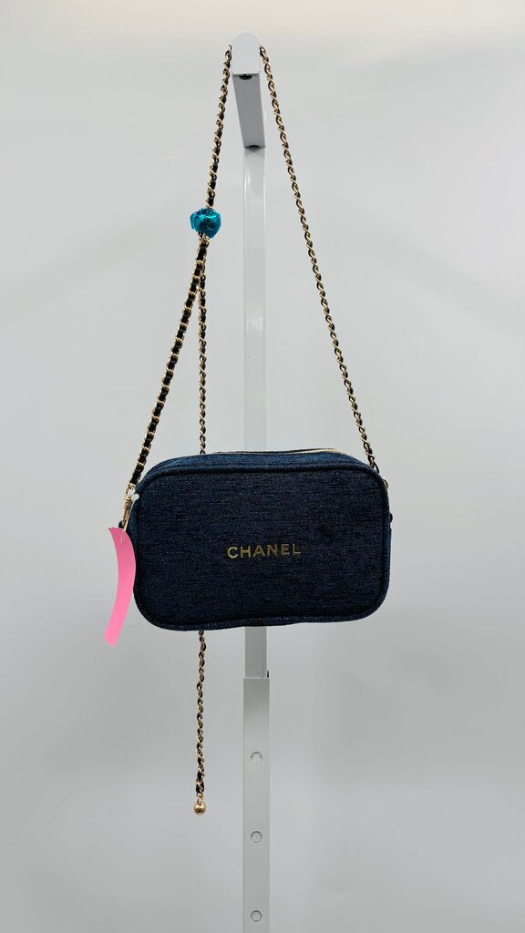 Chanel Cosmetic Bag Navy