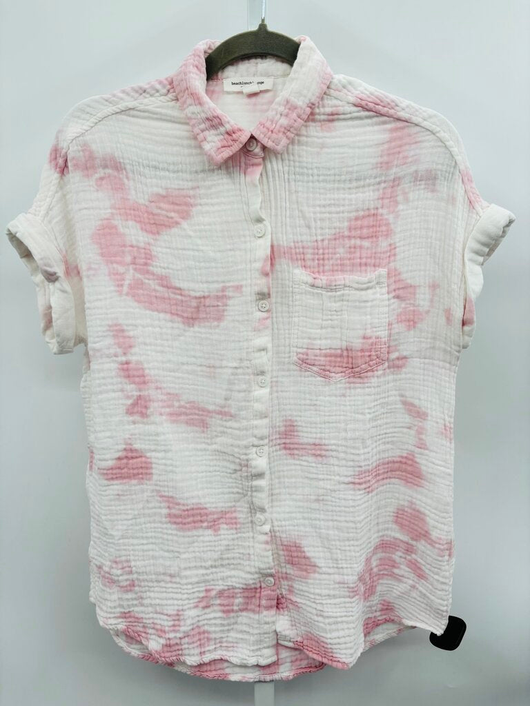 Beach Lunch Lounge Shirt Pink S