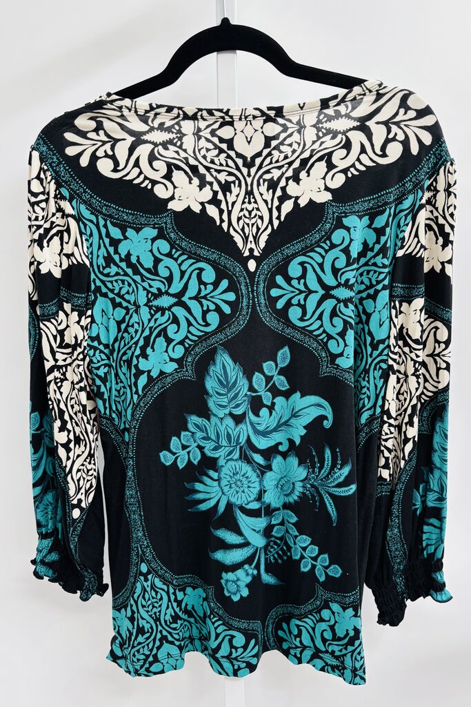 Johnny Was Top Teal S