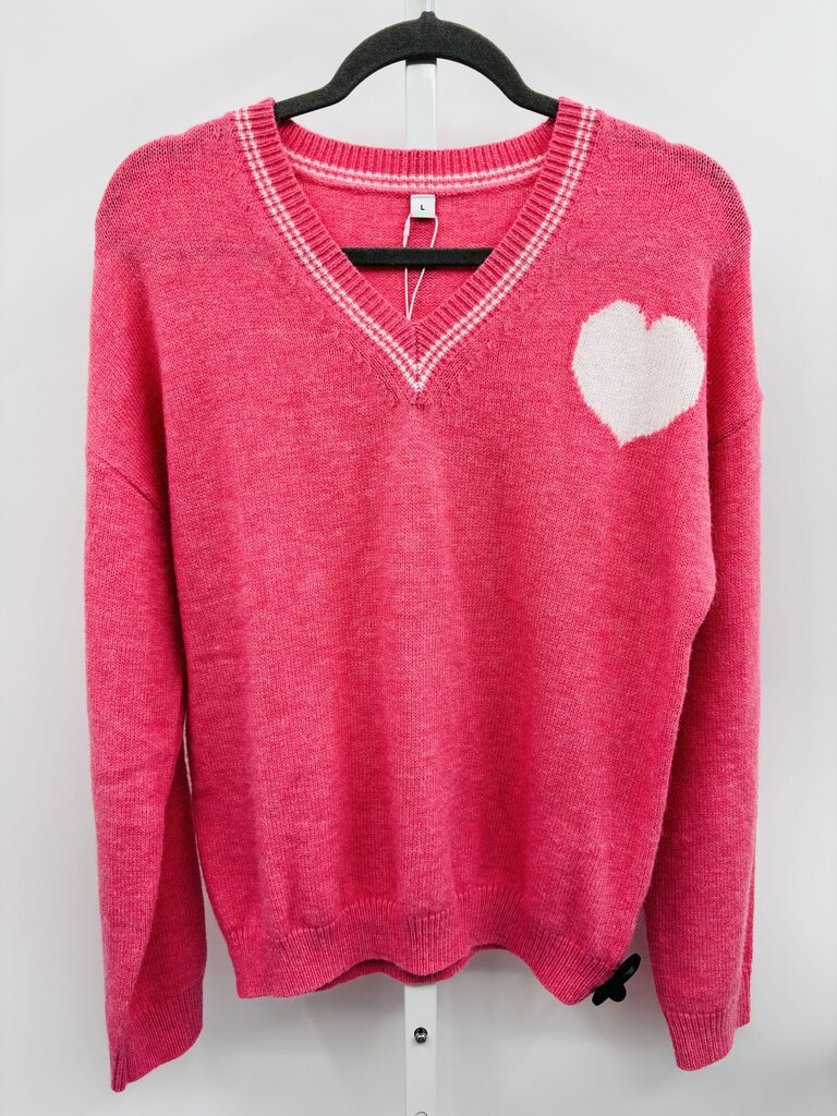 Made with Love Sweater Pink L