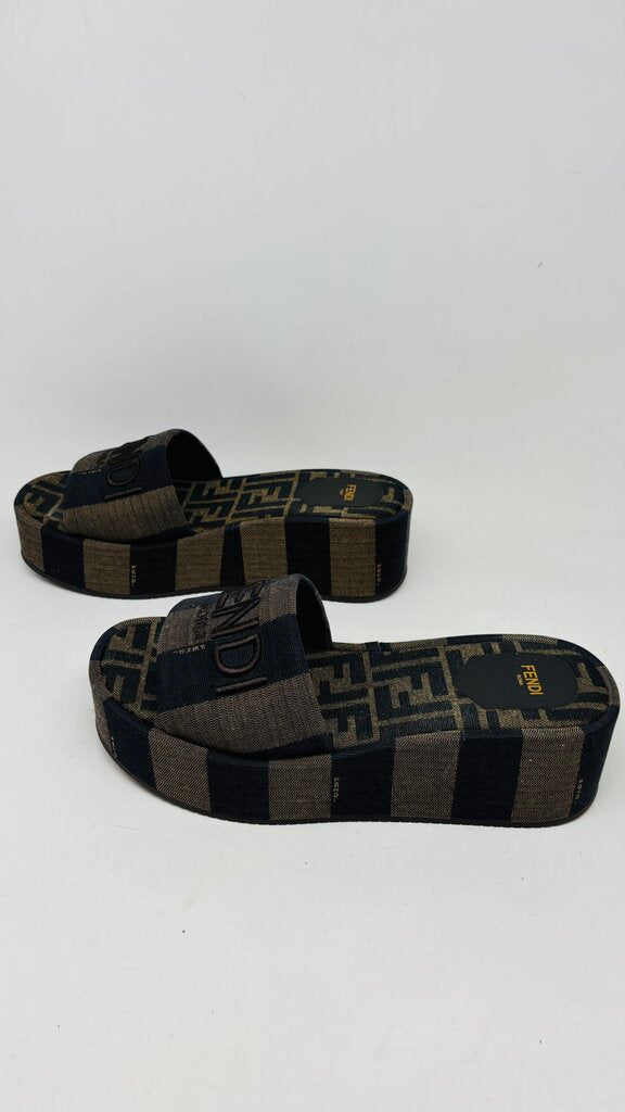 Fendi LUXURY SHOES Brown 8.5