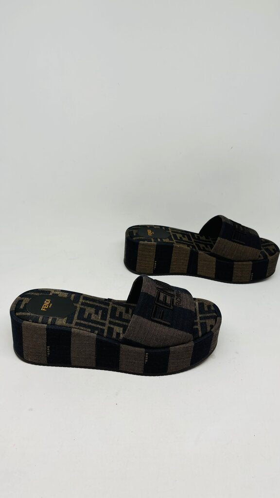 Fendi LUXURY SHOES Brown 8.5