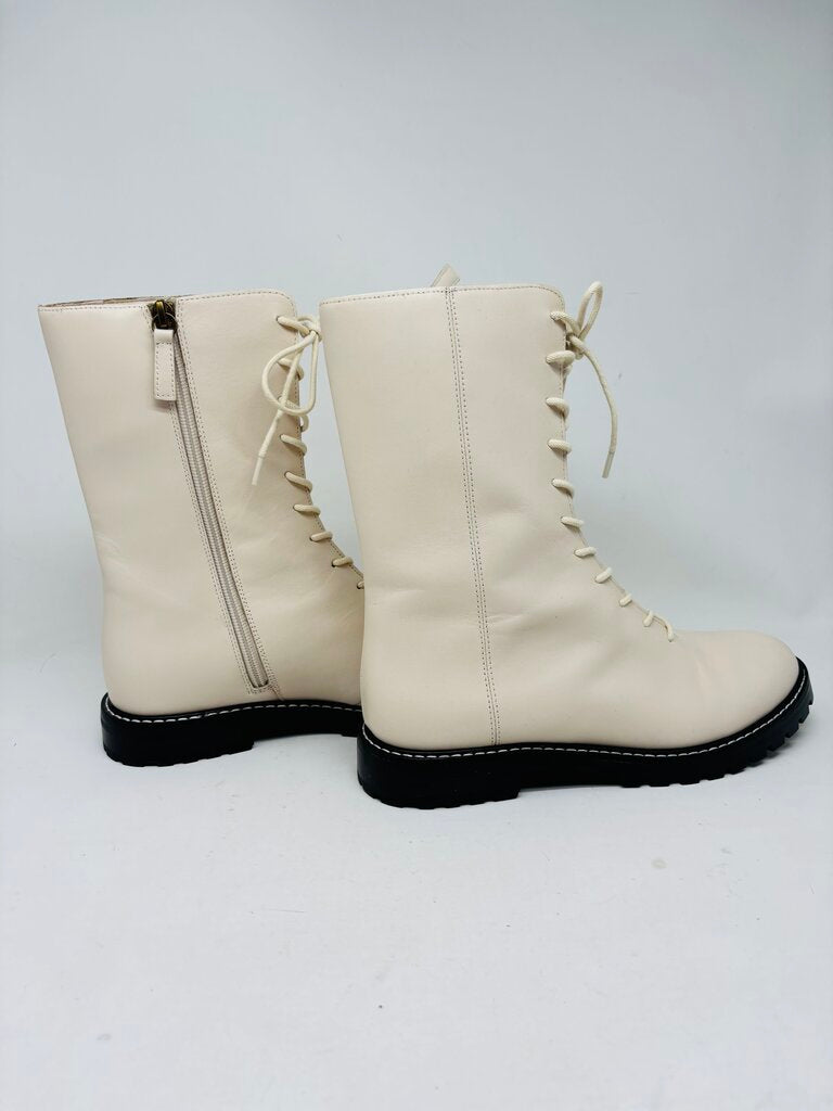 J. Crew Ankle Boots Beige 8