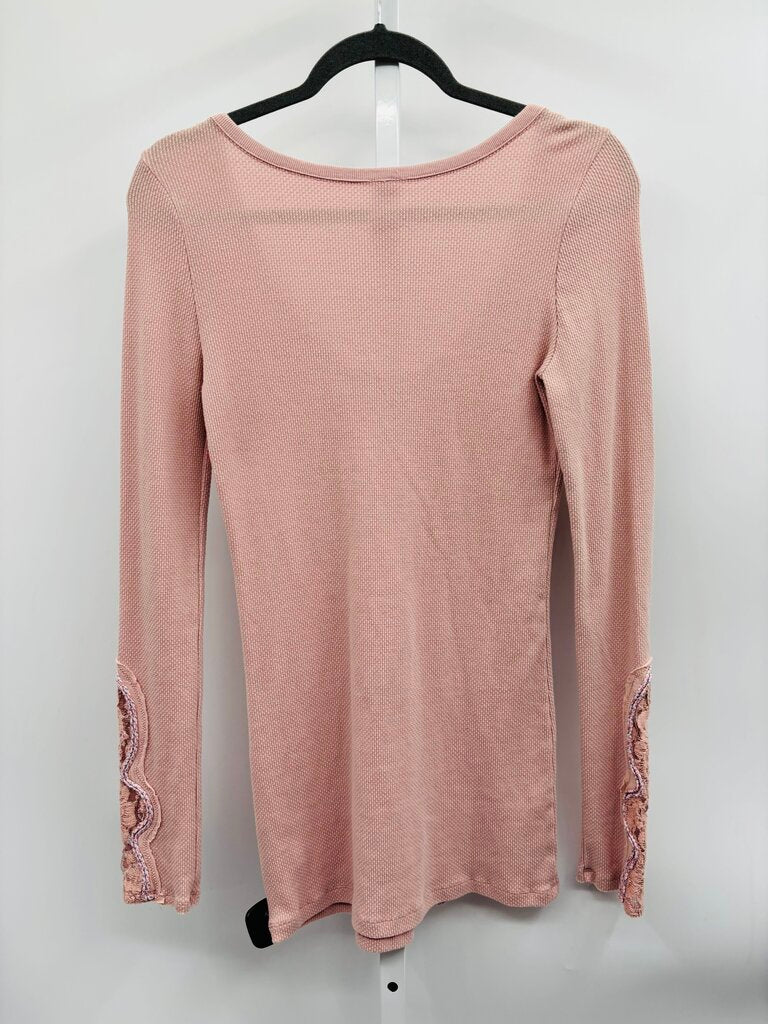 Free People Top Pink L