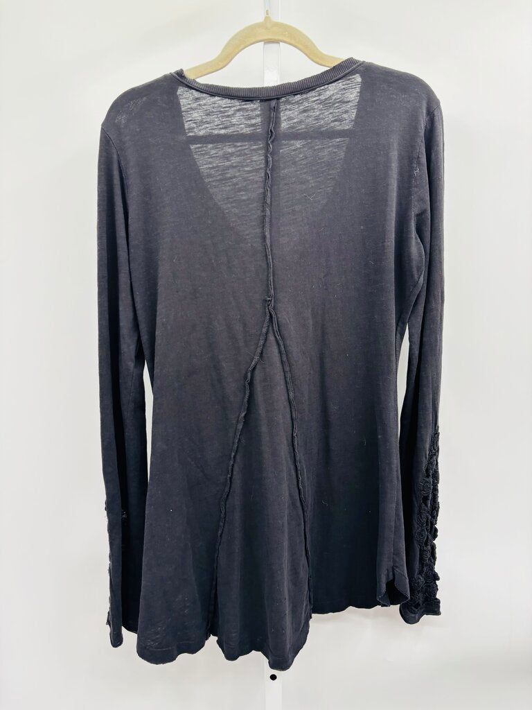 Free People Top Black L