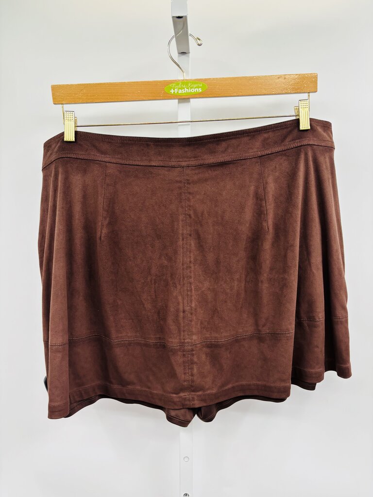 Lane Bryant Skort Plus Brown 24