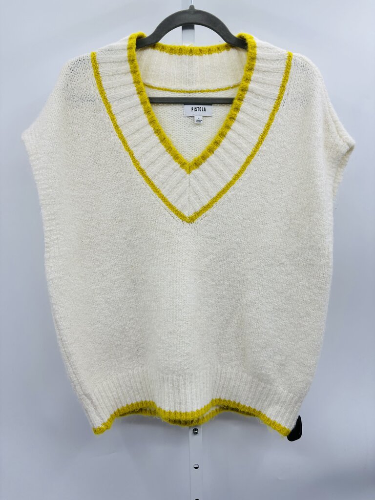 Pistola Sweater Vest White L