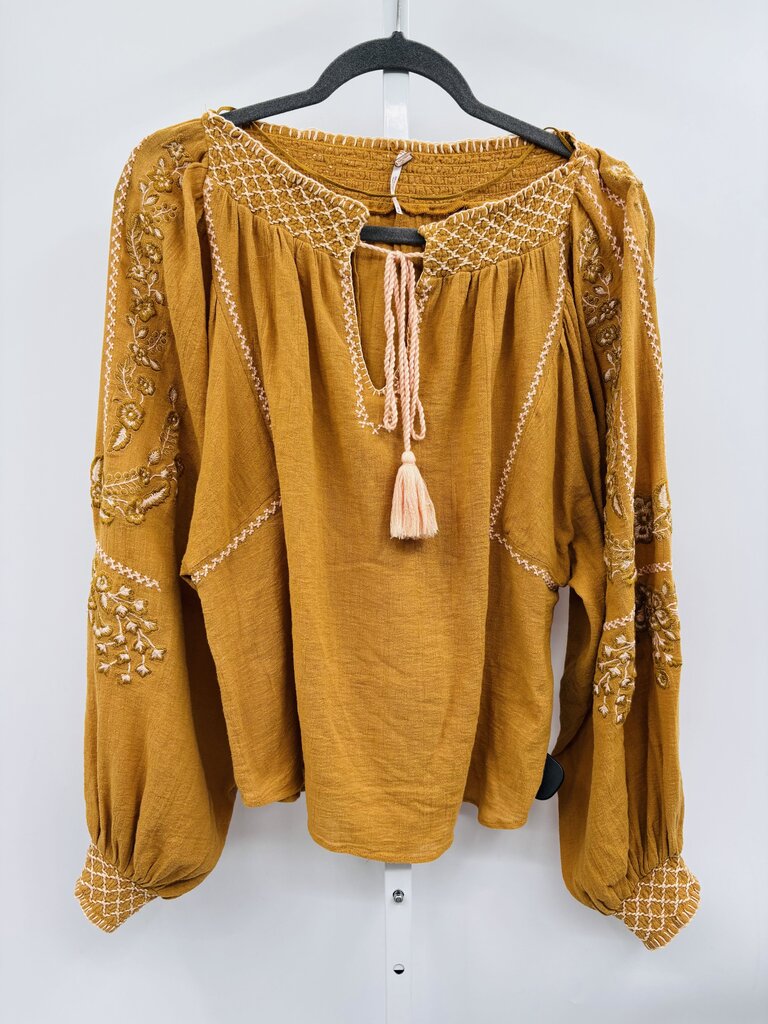 Free People Blouse Orange M