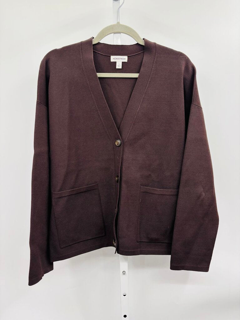 Nordstrom Cardigan Brown L