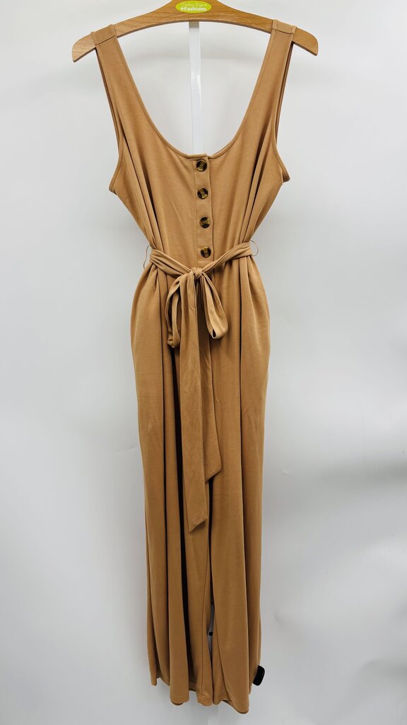 Eloquii Jumpsuit Plus Tan 1X