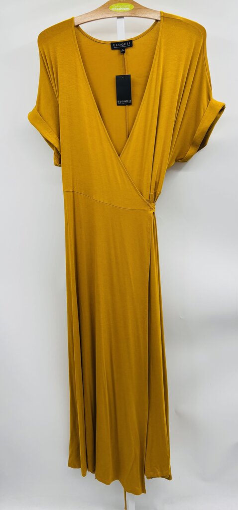 Eloquii Maxi Dress Plus Yellow 18