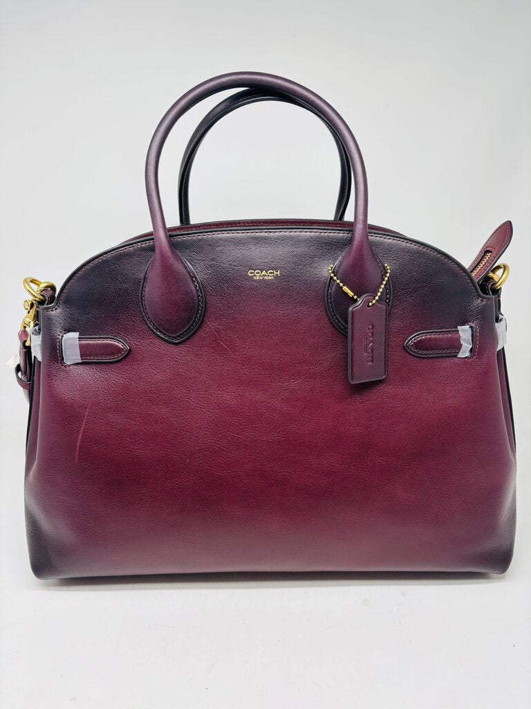 Coach Handbag Burgundy
