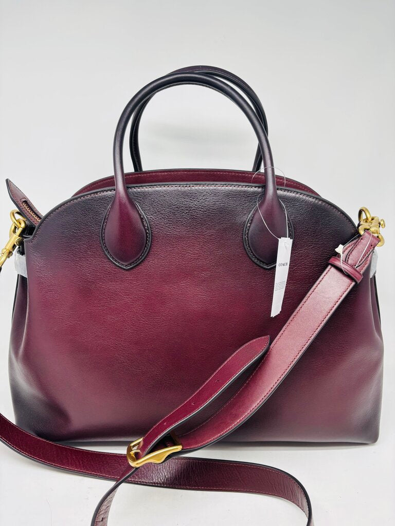 Coach Handbag Burgundy