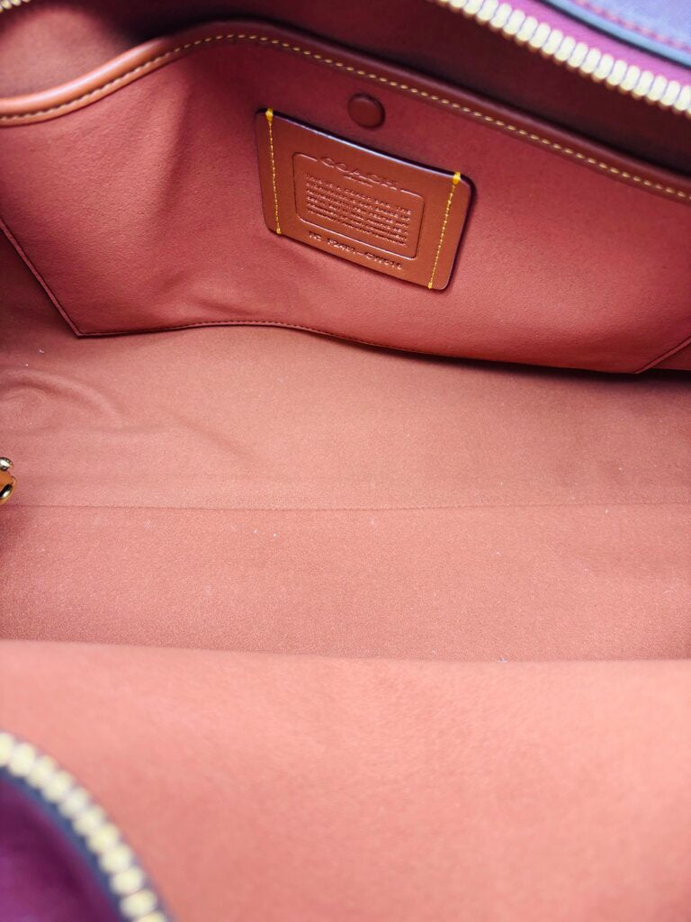 Coach Handbag Burgundy