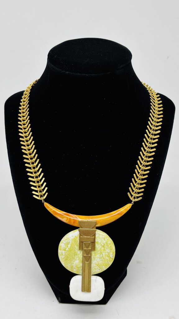 David Aubrey Necklace Green