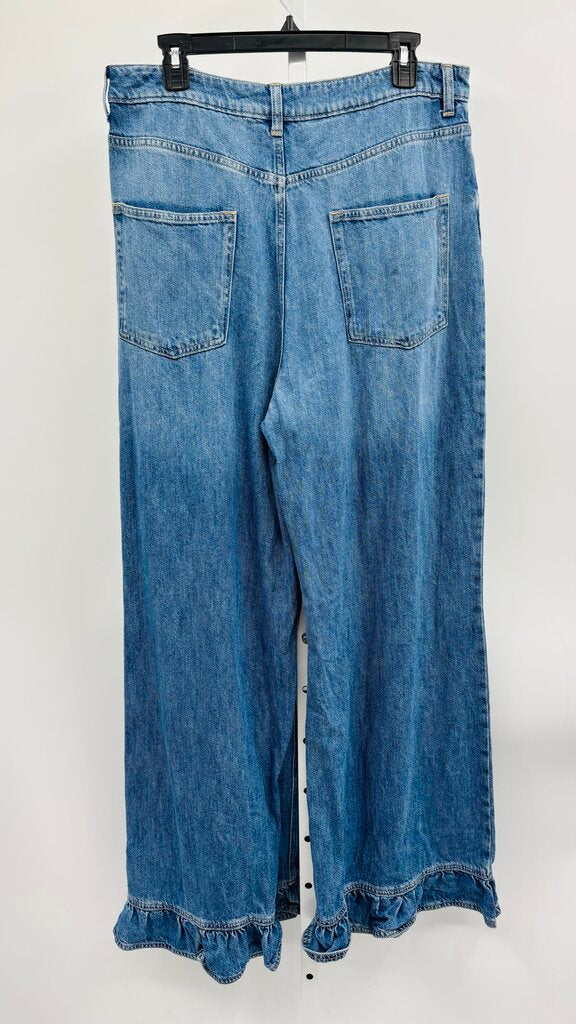 Pilcro Jeans Wide Leg Denim 12