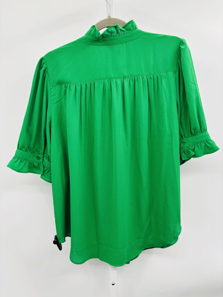 Ann Taylor Blouse Green L