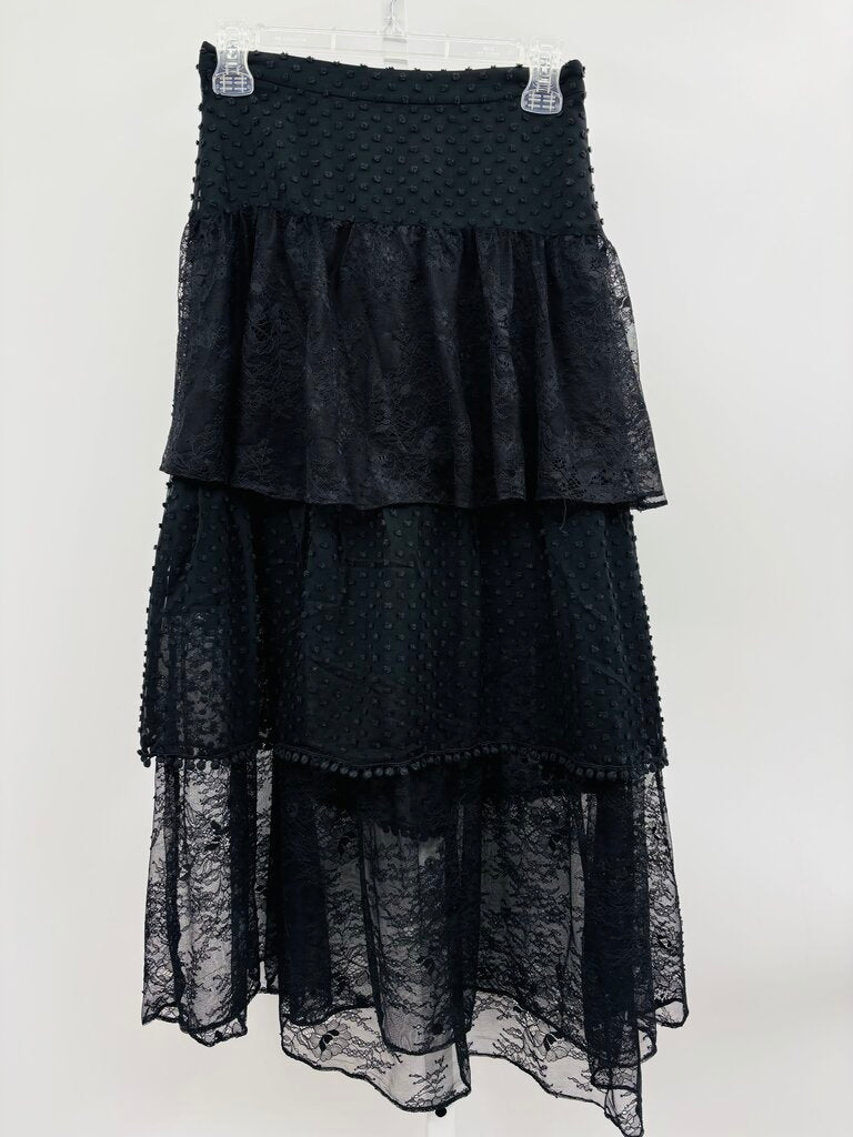 LoveShackFancy Skirt Black XS