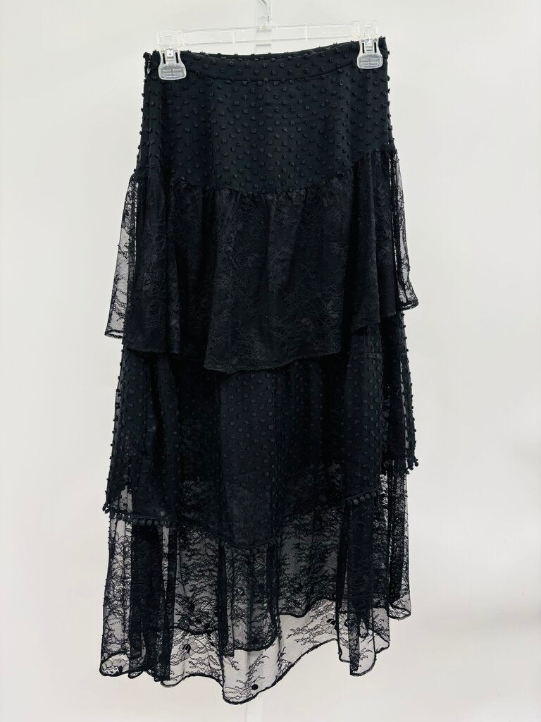 LoveShackFancy Skirt Black XS