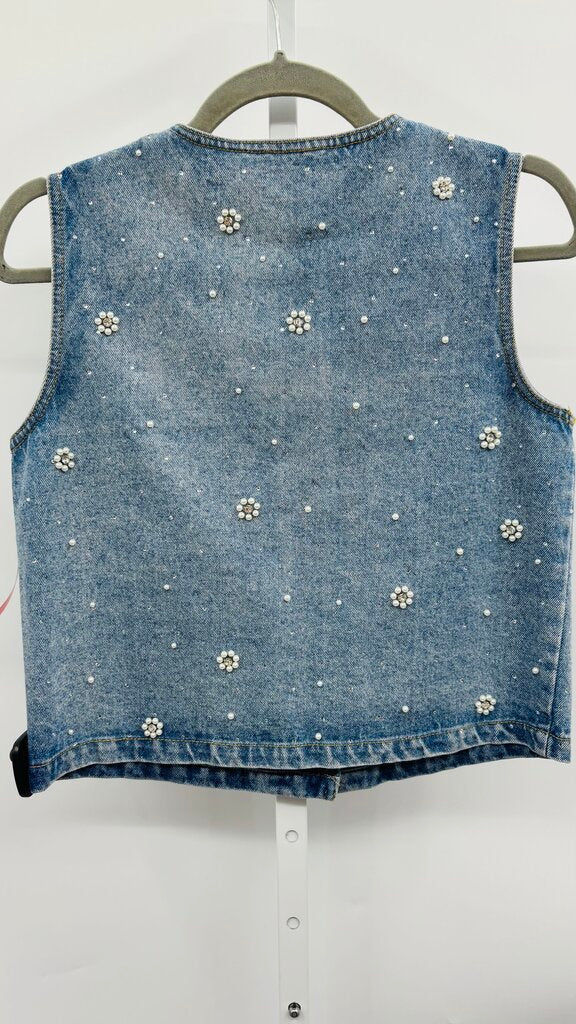 House of Harlow Vest Denim XS