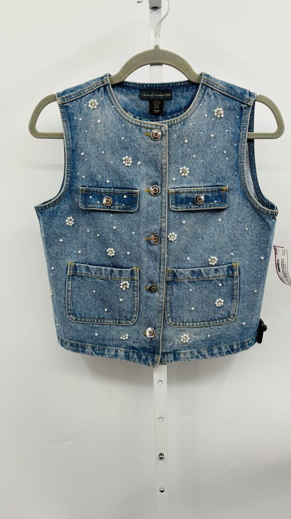 House of Harlow Vest Denim XS