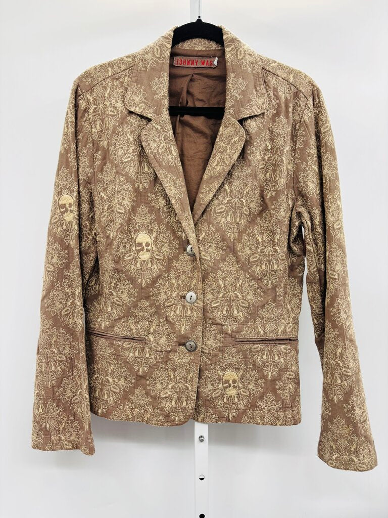 Johnny Was Blazer Taupe L