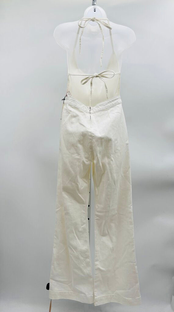 Reformation Jumpsuit White 2