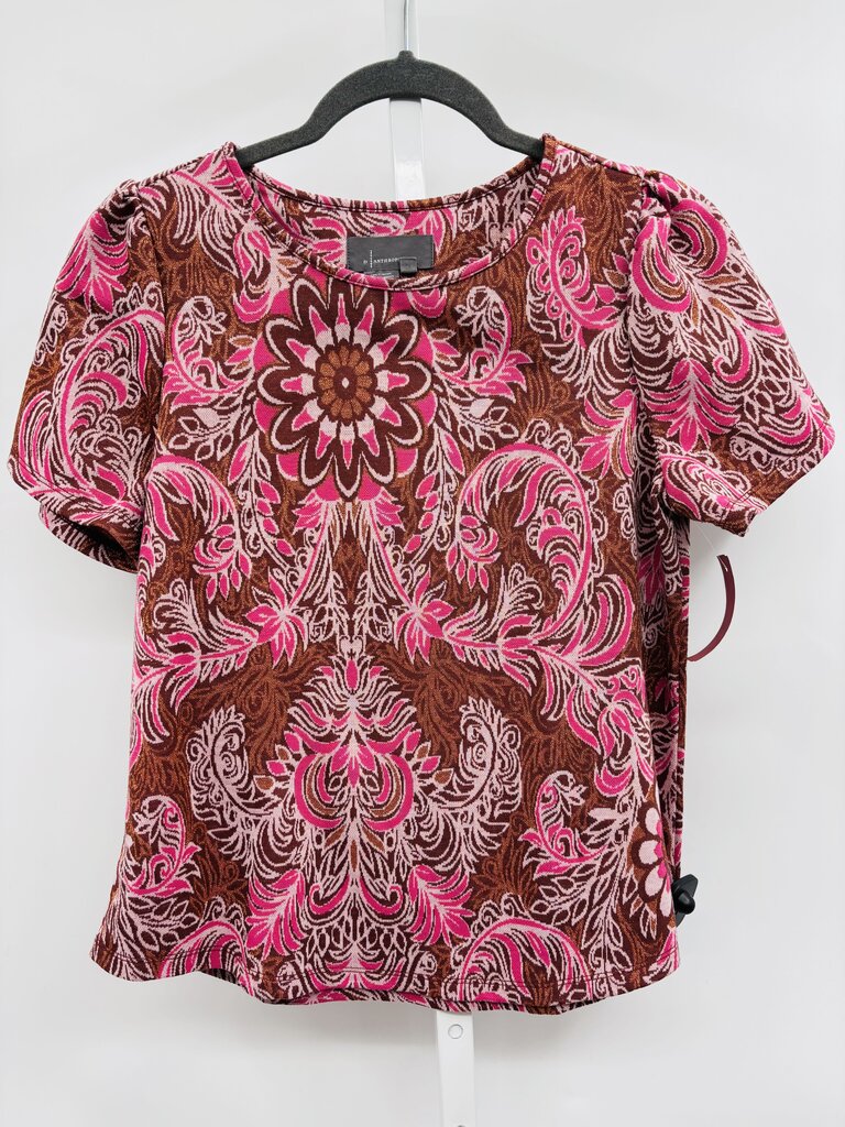 Anthropologie Top Pink M
