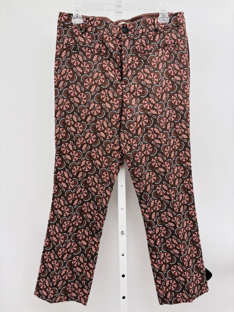 Anthropologie Cropped Pants Brown 10