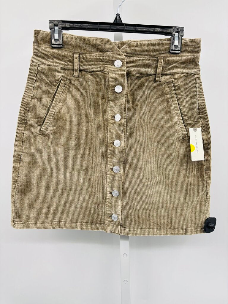 Pilcro Skirt Brown 6