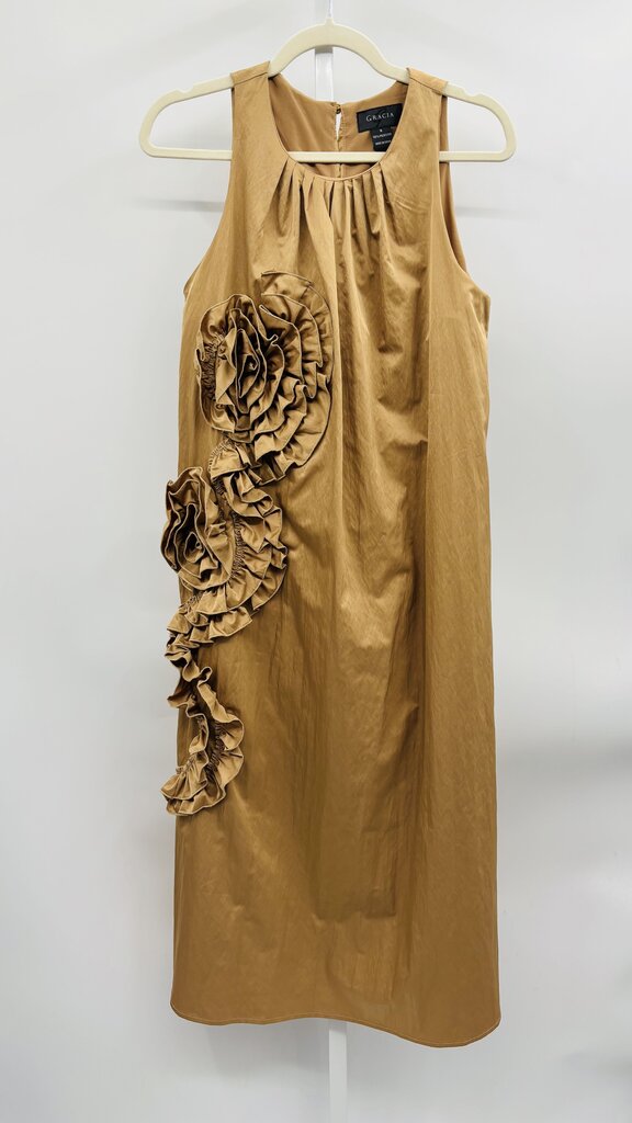 Gracia Maxi Dress Tan S
